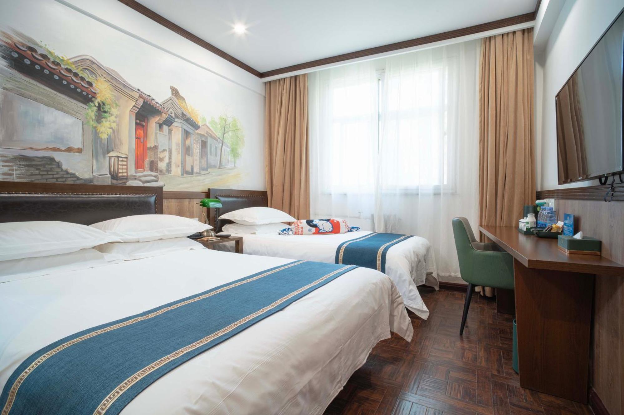 Nost Algia Hotel - Near Beijing Yonghe Lama Temple, Ghost Street, Beihai Park, Jingshan Park, Drum Tower, Houhai Bar Street, Tian'Anmen Square, Located In Beijing Traditional Hutongs, 5 Minutes Away From Subway, Free Laundry Serive Exteriör bild